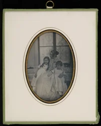 (Porträt von Sophie Eynard-Eynard und zwei ihrer Töchter)